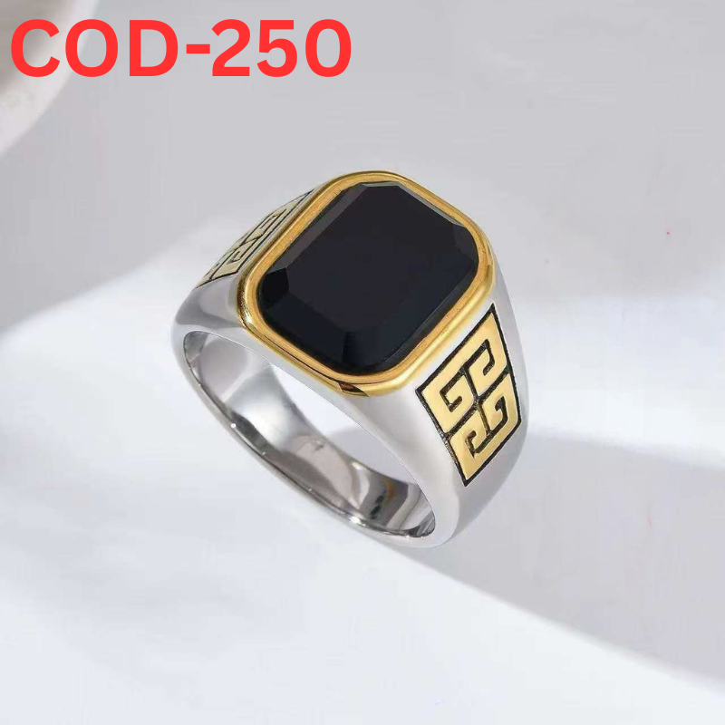 Turkish Black Stone Finger Ring-250